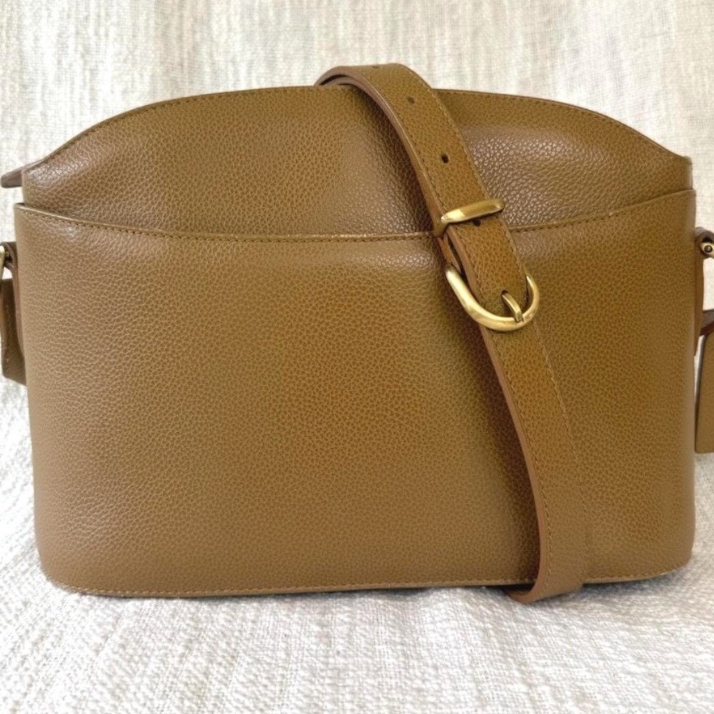 Vintage Coach Madison Regis Tan Leather Crossbody Bag 90’s Italy